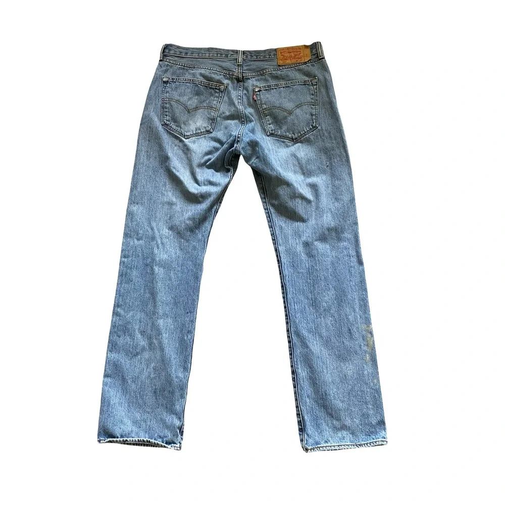 Levi's 501 XX Men's Jeans 36x34 Light Wash Straight Leg Button Fly